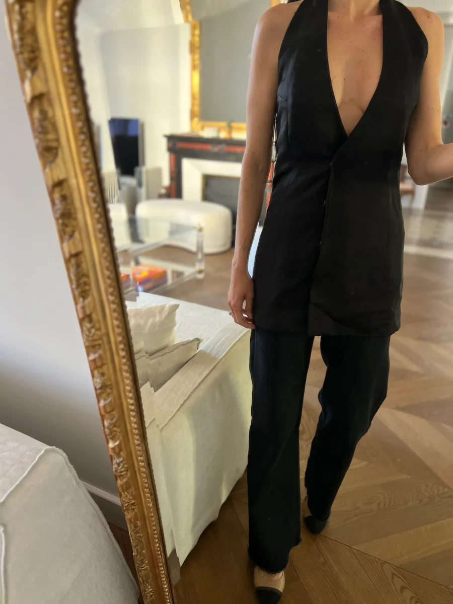 Noémie Lenoir Haut Elise Overland noir