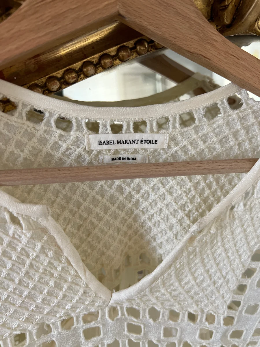 Noémie Lenoir Blouse Isabel Marant étoile ecrue – Image 6