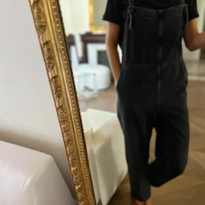 Combinaison Mango en jean noir