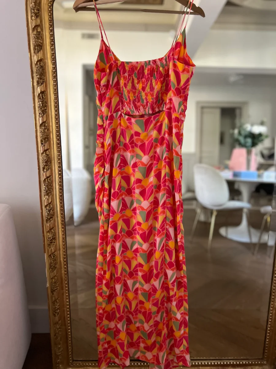 Robe Zara colorée à bretelles – Image 8