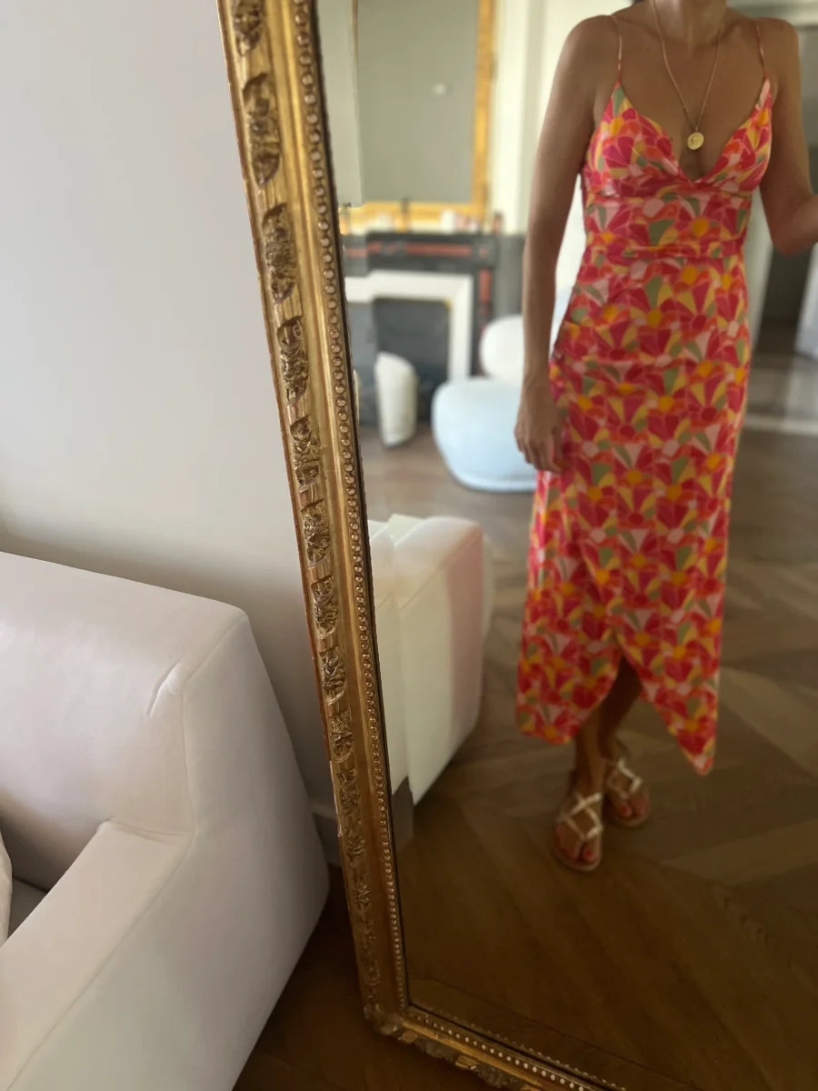 Robe Zara colorée à bretelles – Image 4