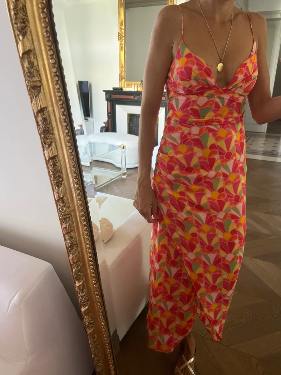 Robe Zara colorée à bretelles – Image 9