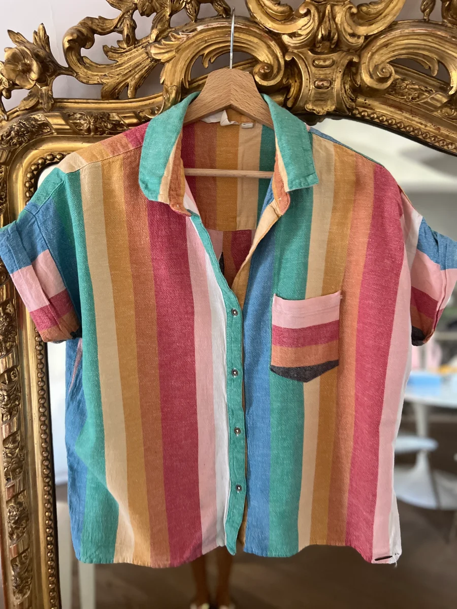 Chemise Billabong à rayures colorée – Image 5