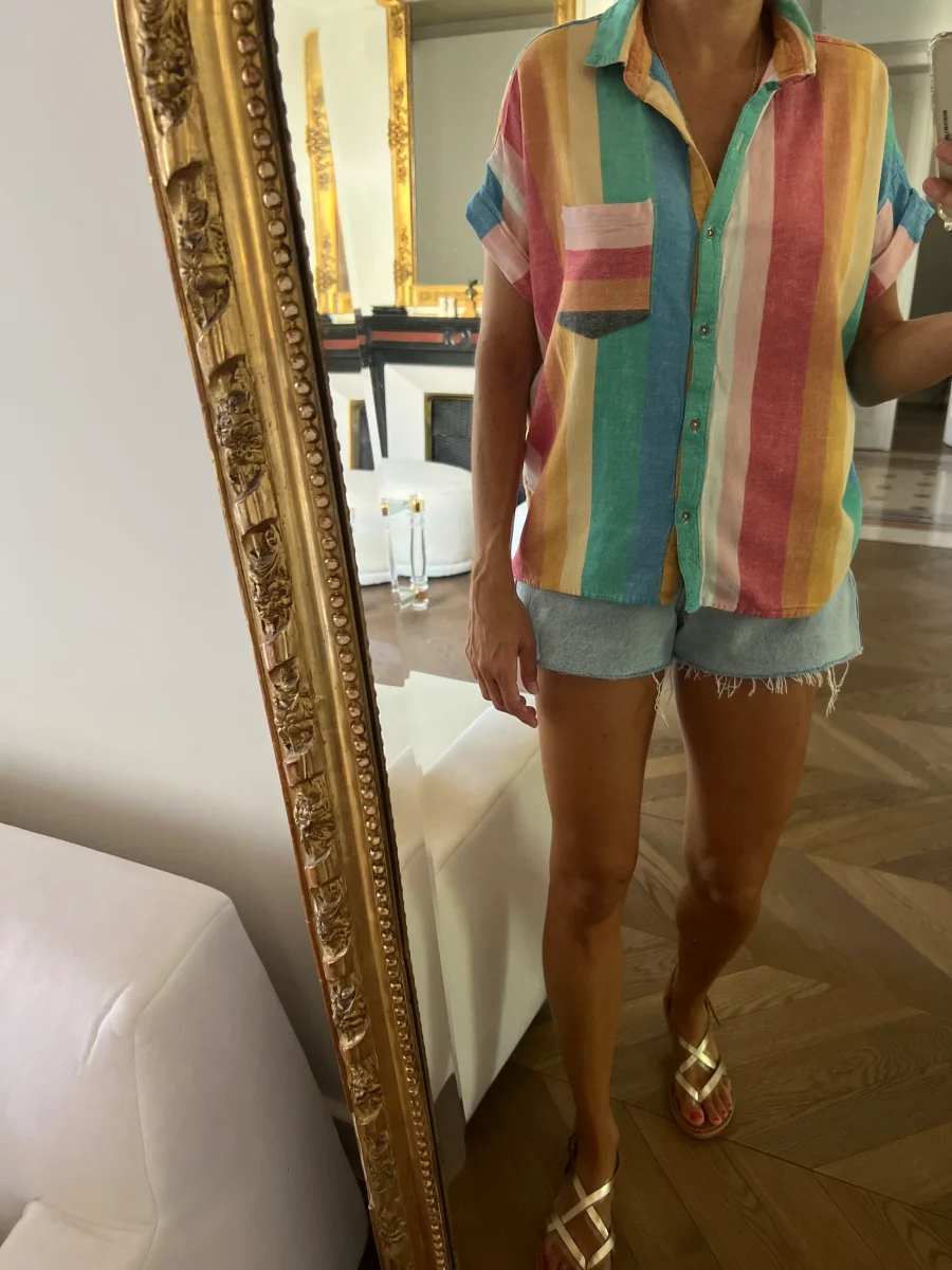 Chemise Billabong à rayures colorée – Image 3