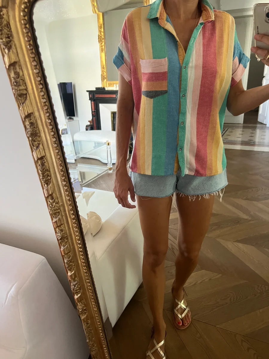 Chemise Billabong à rayures colorée – Image 2