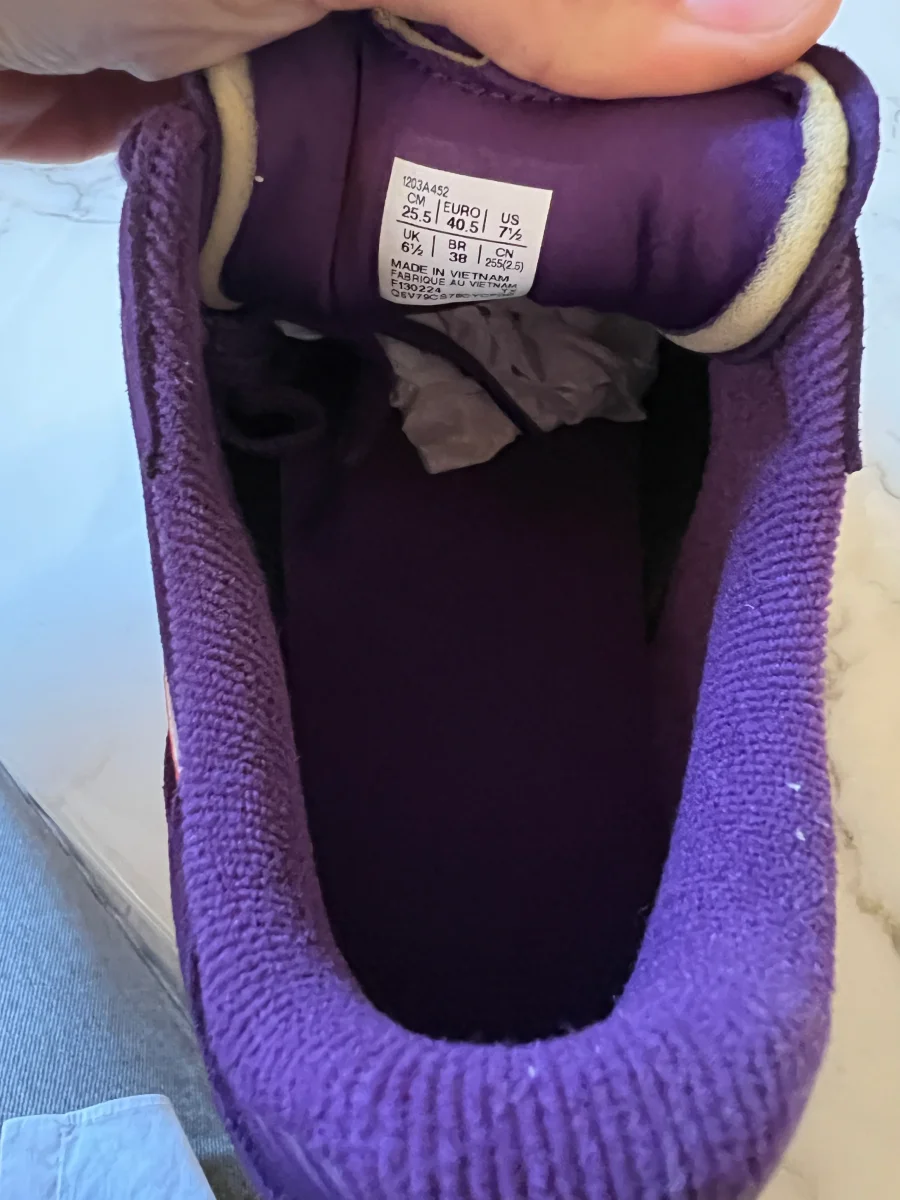 Ariane Brodier Baskets violet et orange – Image 8