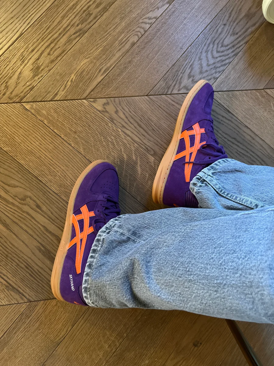 Ariane Brodier Baskets violet et orange – Image 9