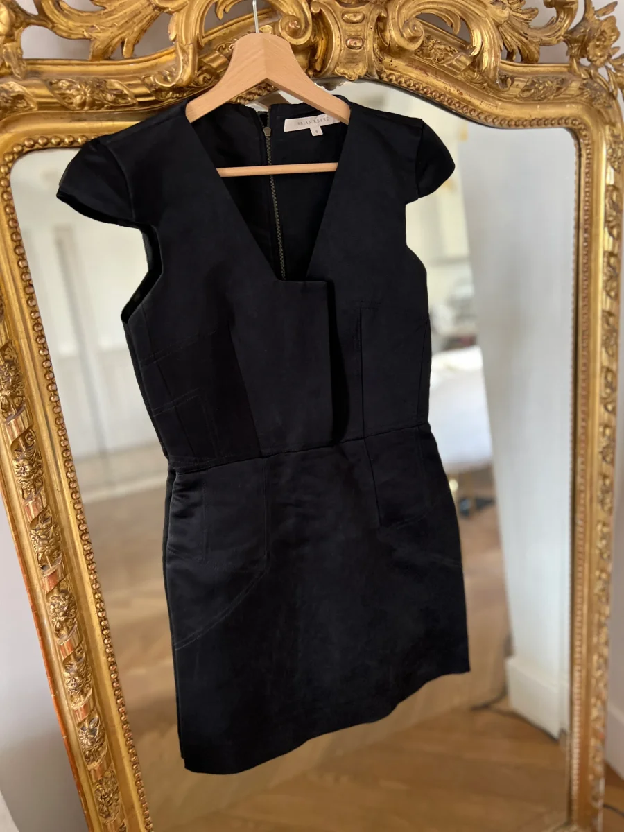 Noémie Lenoir Robe Brian Reyes noire – Image 3