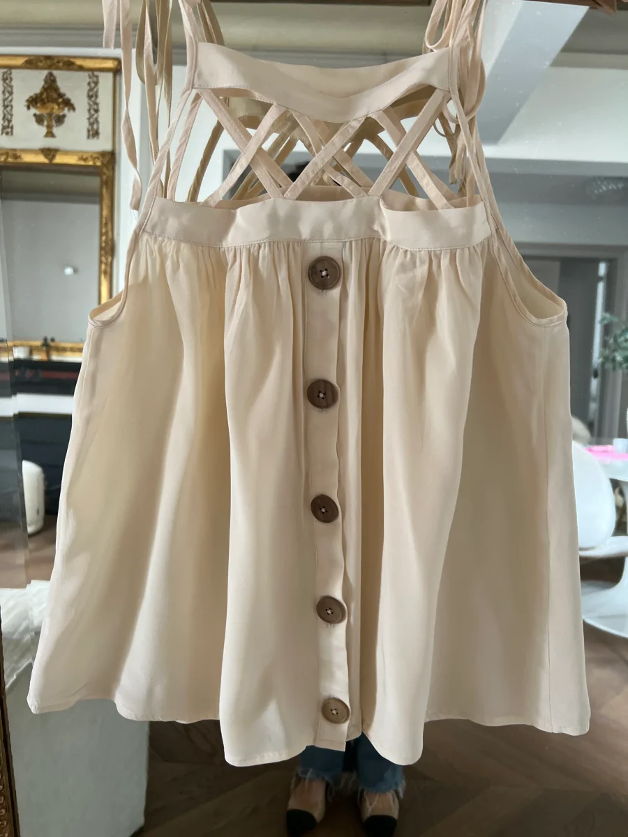 Noémie Lenoir Top Jenni Kayne ecru – Image 4