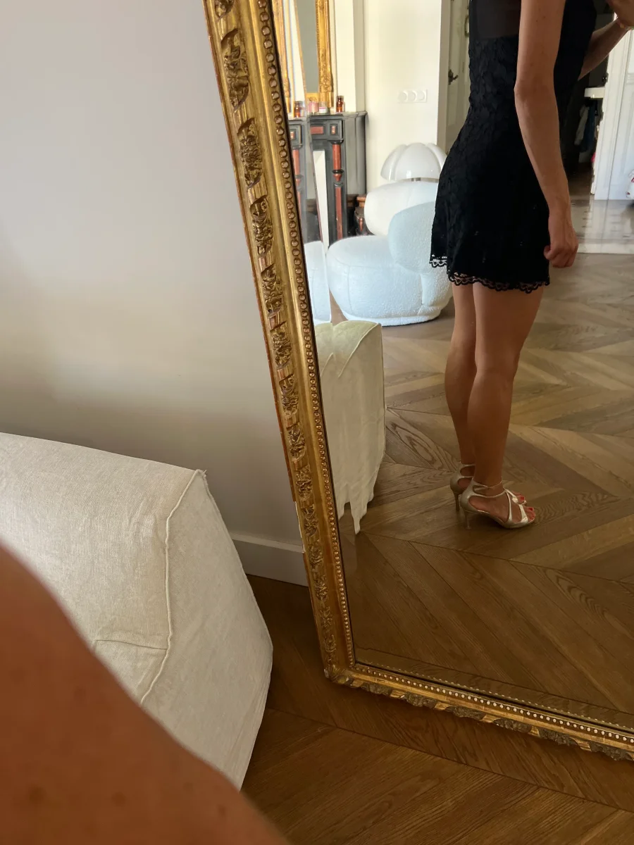 Combishort Sandro en dentelle noire – Image 3