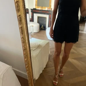 Combishort Sandro en dentelle noire