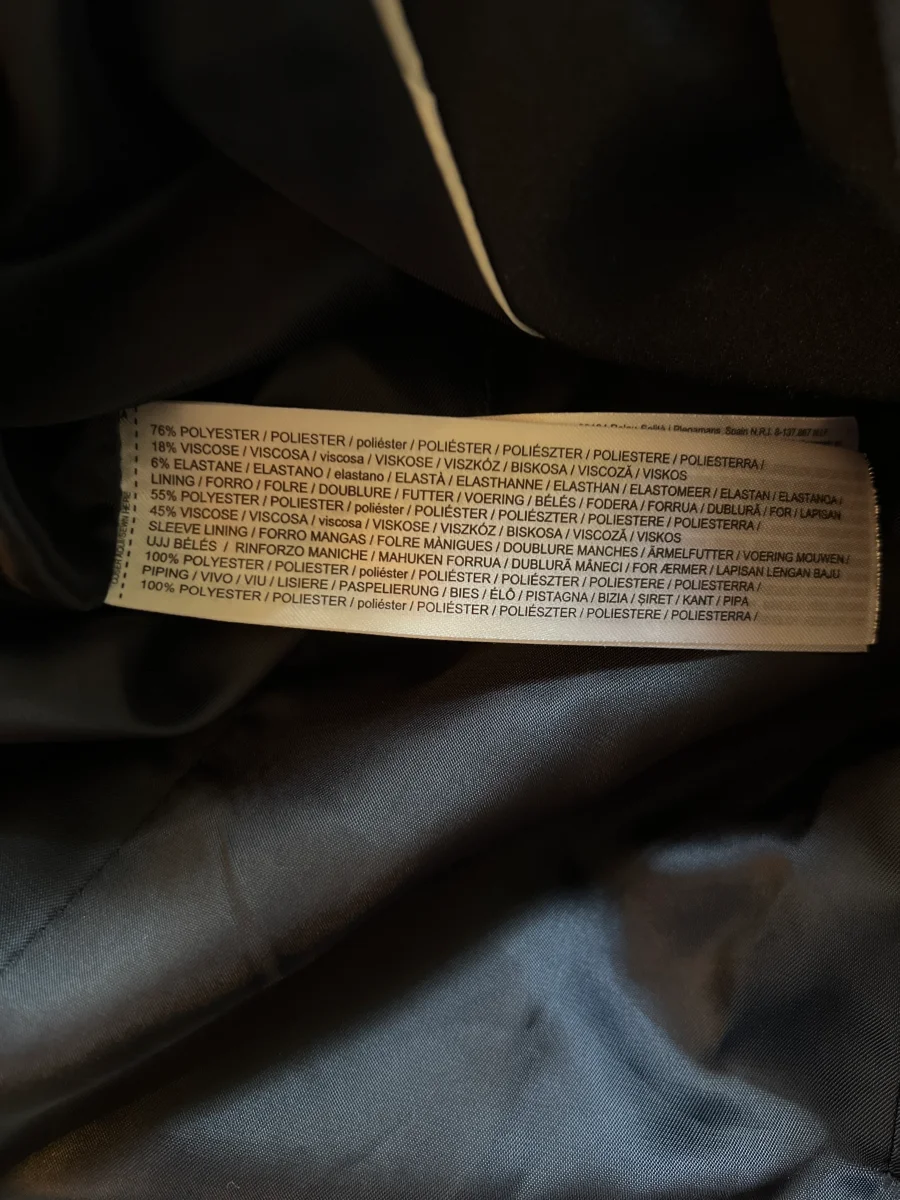 Blazer Mango bleu marine classique – Image 6