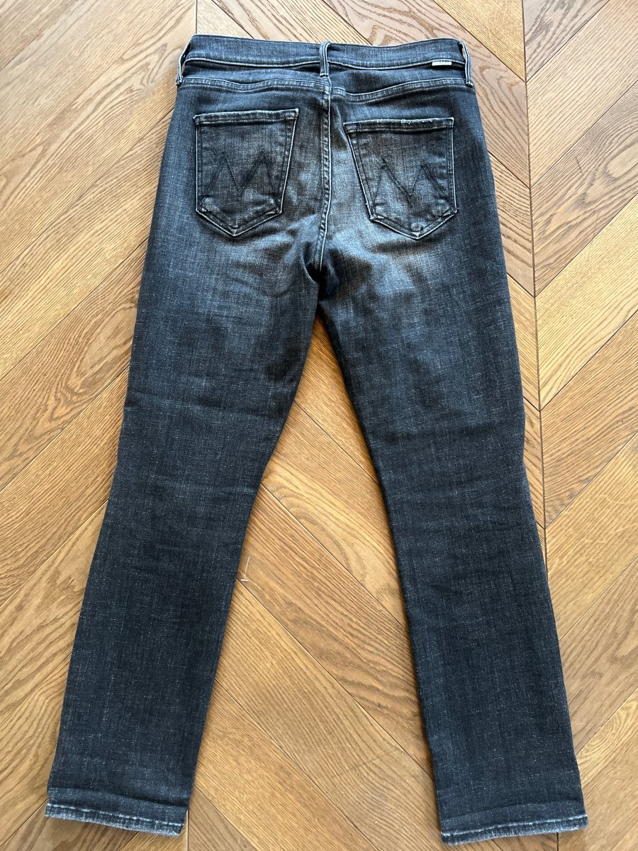 Jean Mother noir délavé – Image 4