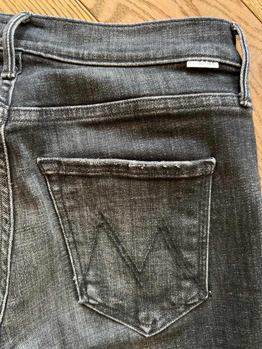 Jean Mother noir délavé – Image 5