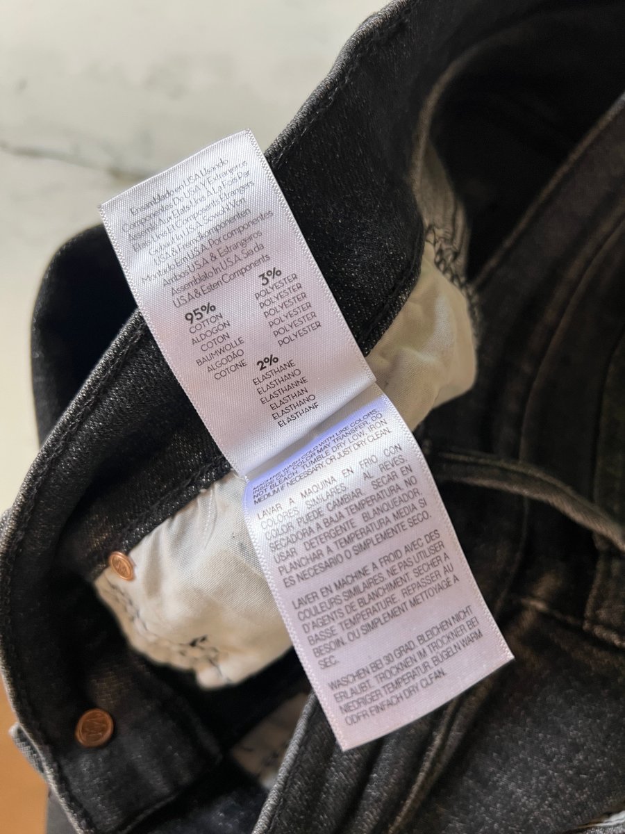 Jean Mother noir délavé – Image 9