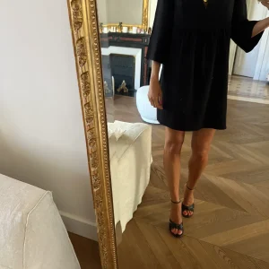 Robe Ba&sh noire classique manches longues