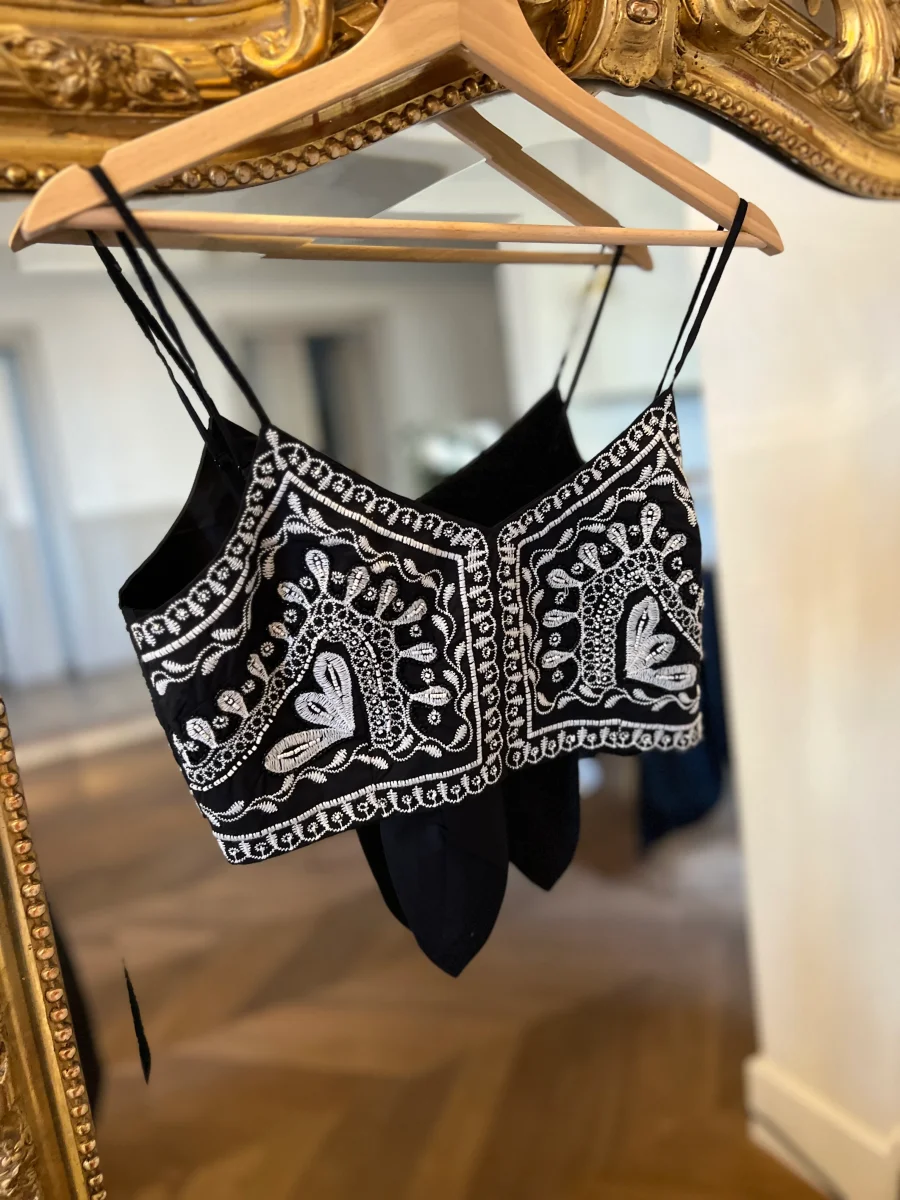 Crop top H&M noir neuf – Image 2