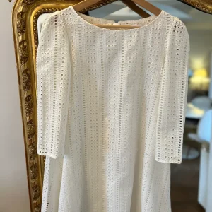 Robe Claudie Pierlot broderie blanche