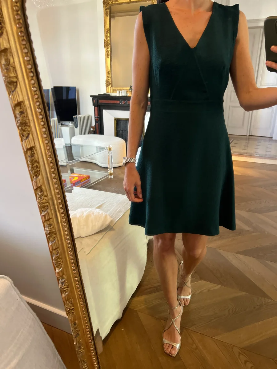 Robe Sandro en sapin vert – Image 2