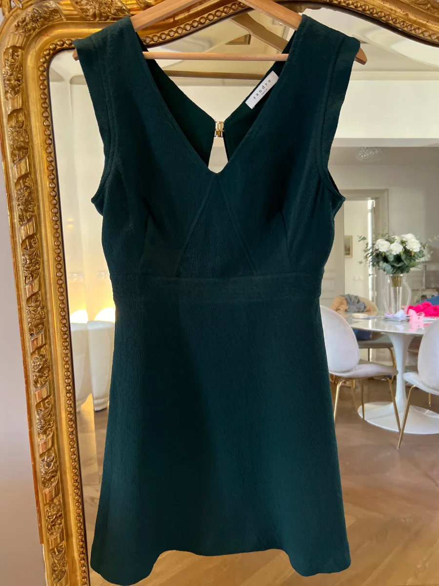 Robe Sandro en sapin vert – Image 6