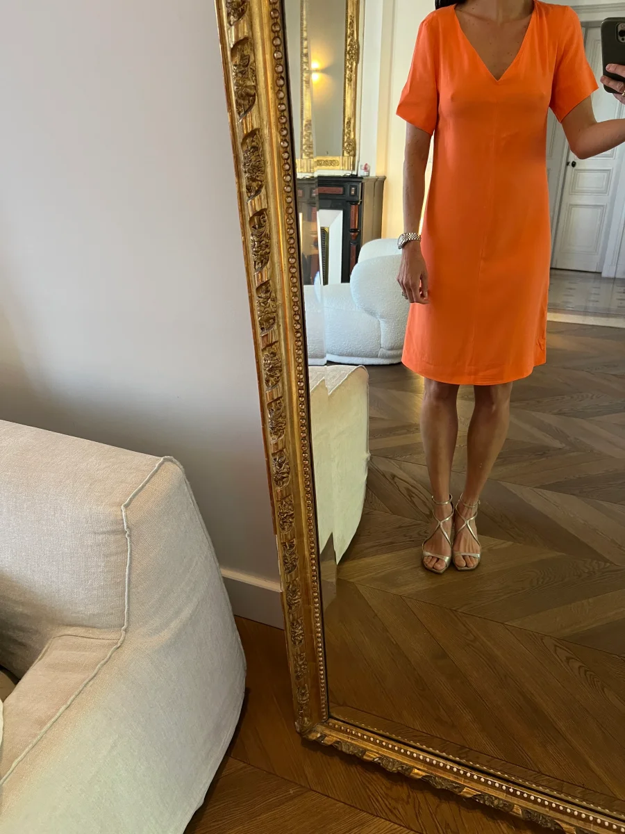 Robe Sandro orange fluo – Image 5