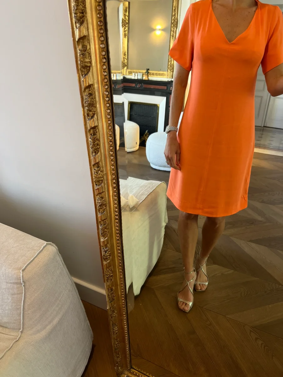 Robe Sandro orange fluo – Image 4