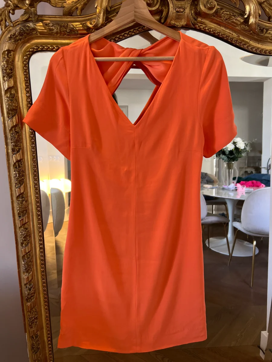 Robe Sandro orange fluo – Image 7