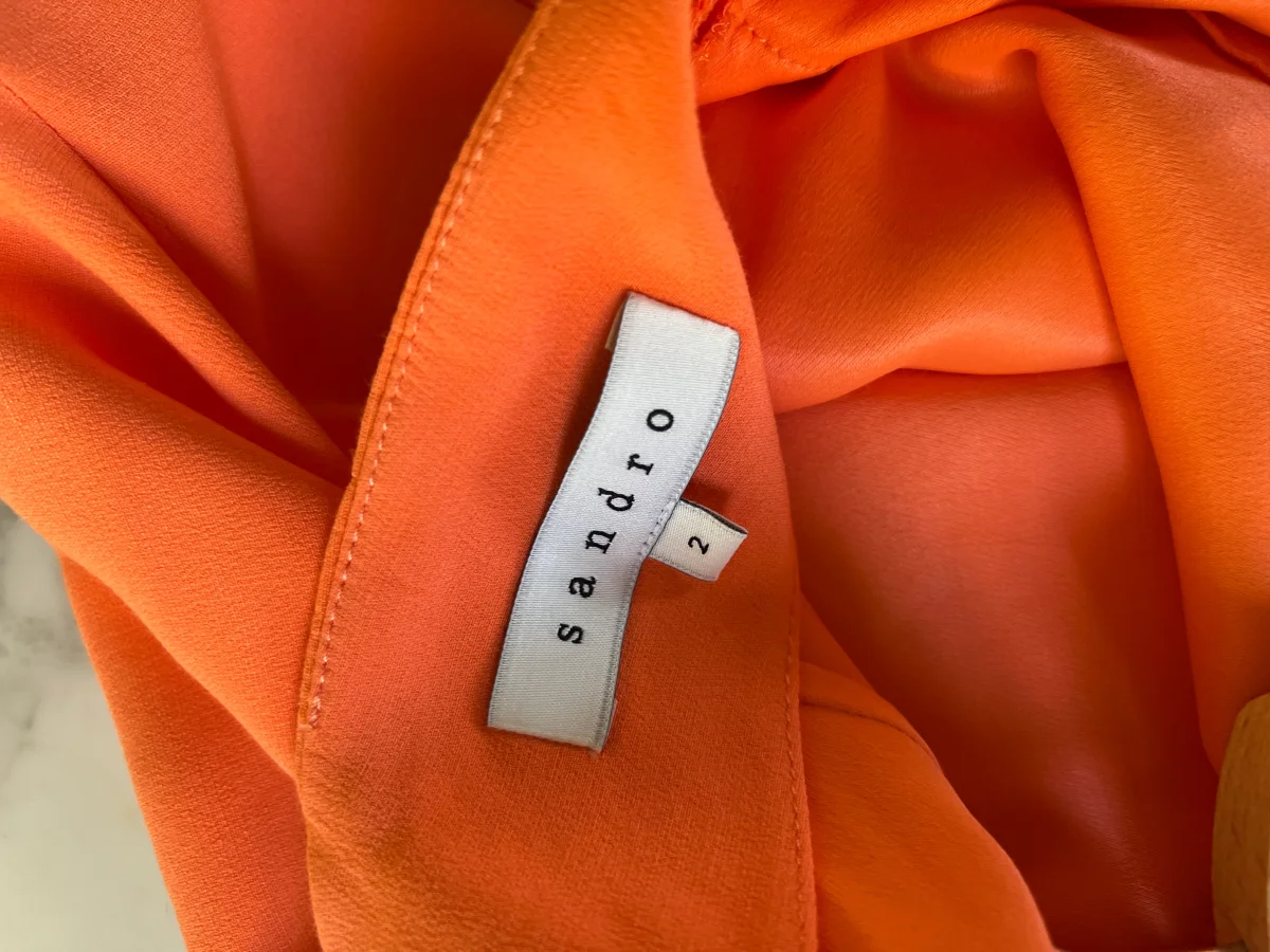 Robe Sandro orange fluo – Image 9