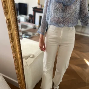 Anne Charlotte Blouse Philosophy Di Alberta Ferretti bleu fluide à fleurs