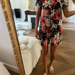 Combishort Stradivarius à fleurs