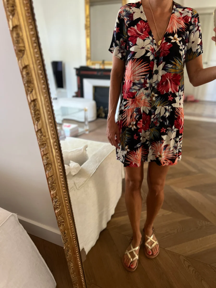 Combishort Stradivarius à fleurs – Image 3