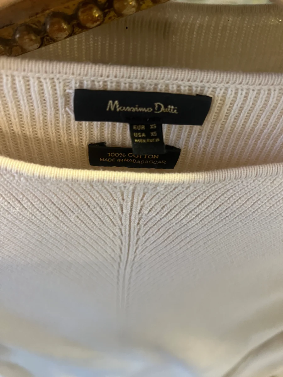 Massimo Dutti - Pull beige clair – Image 3