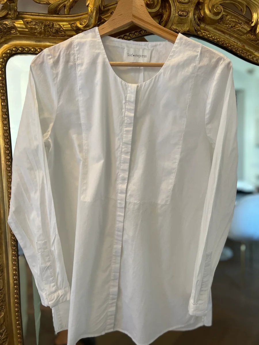 Anne Charlotte Blouse Sud Express blanche – Image 6