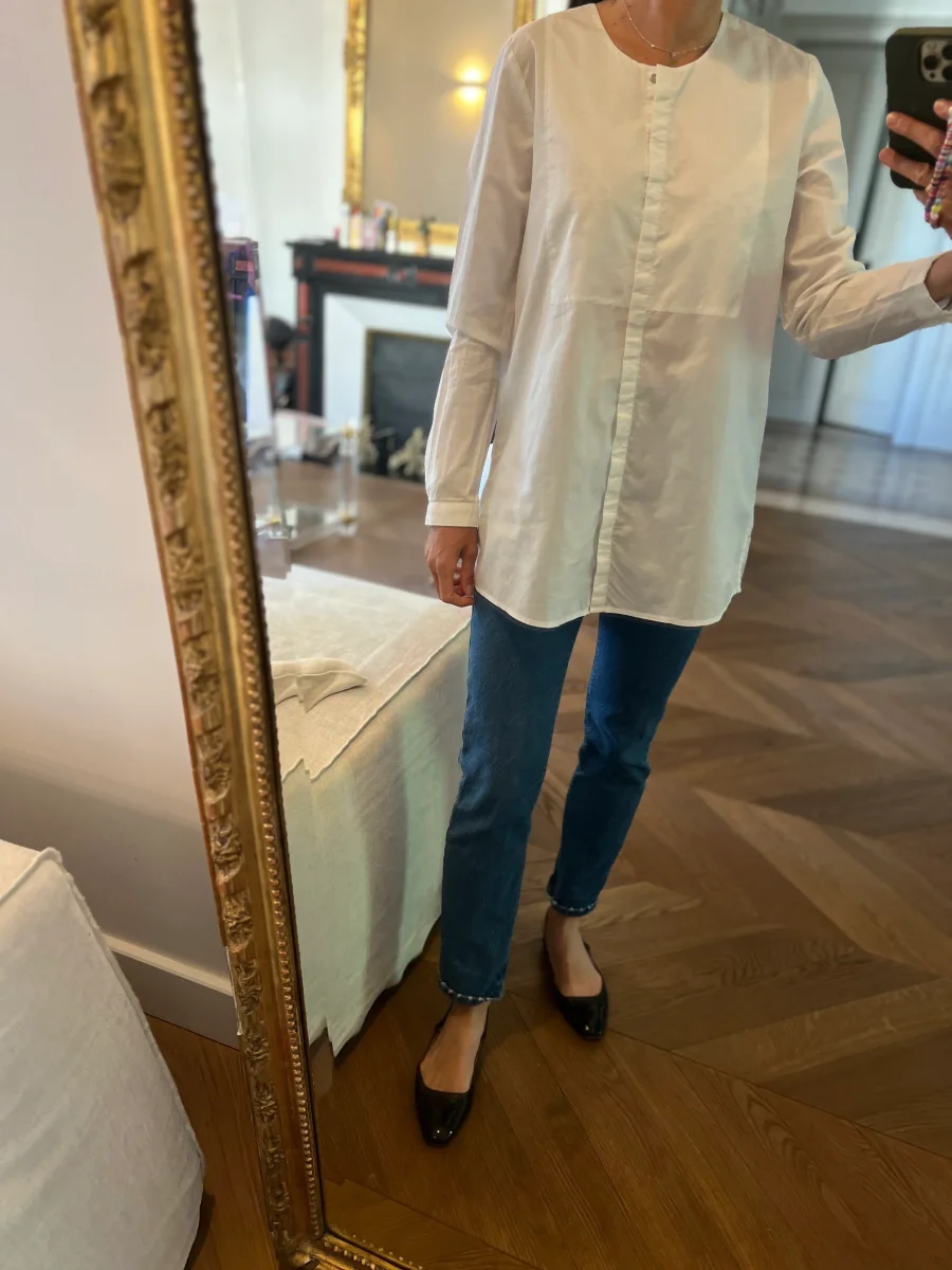 Anne Charlotte Blouse Sud Express blanche