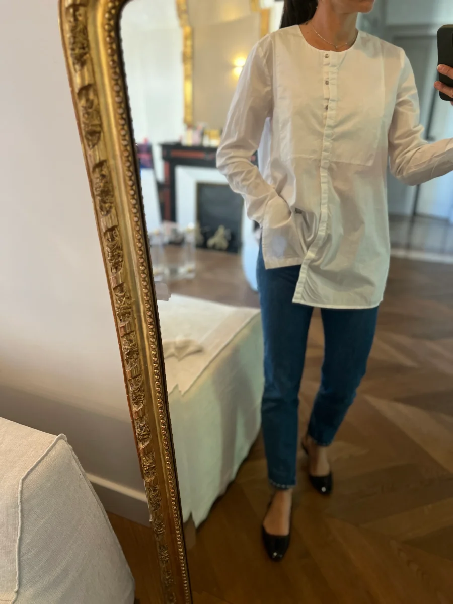 Anne Charlotte Blouse Sud Express blanche – Image 5