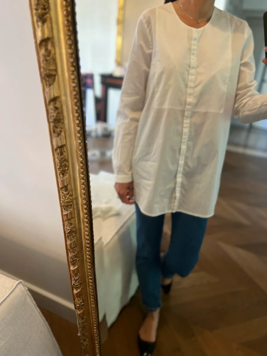 Anne Charlotte Blouse Sud Express blanche – Image 3