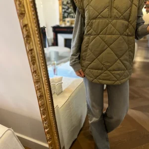 Vanessa Bruno - Blouson Basilica neuf sans manche basilica kaki