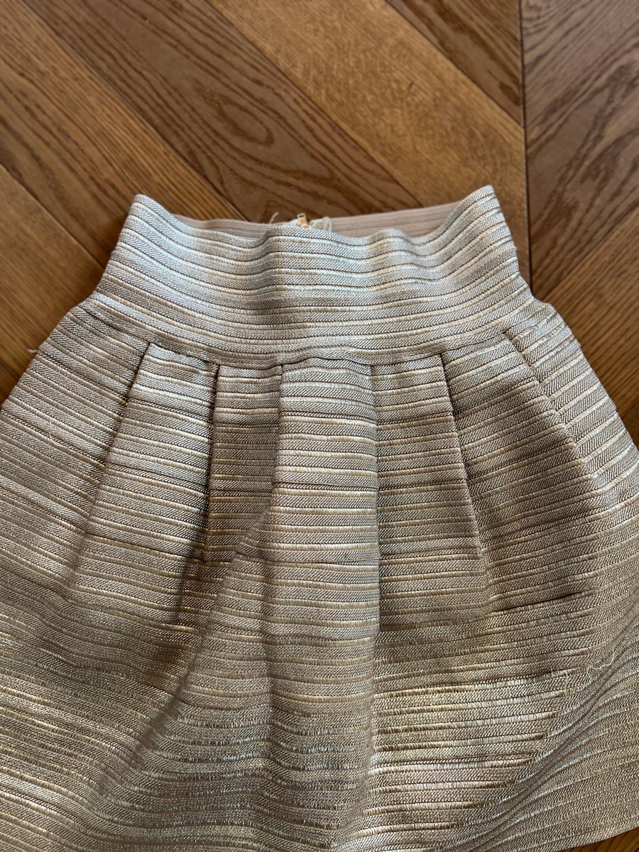 Anne Charlotte Jupe dorée patineuse – Image 6