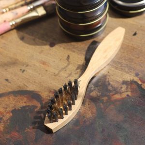 Brosse pour veau velours