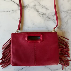 Sac Maje rouge à franges
