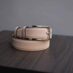 Leather belt & our handmade patina