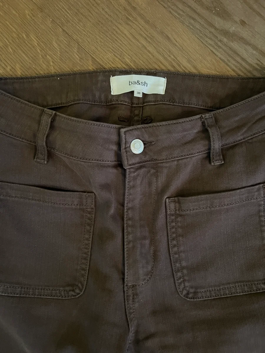 Ba&sh - Jean marron évasé – Image 3