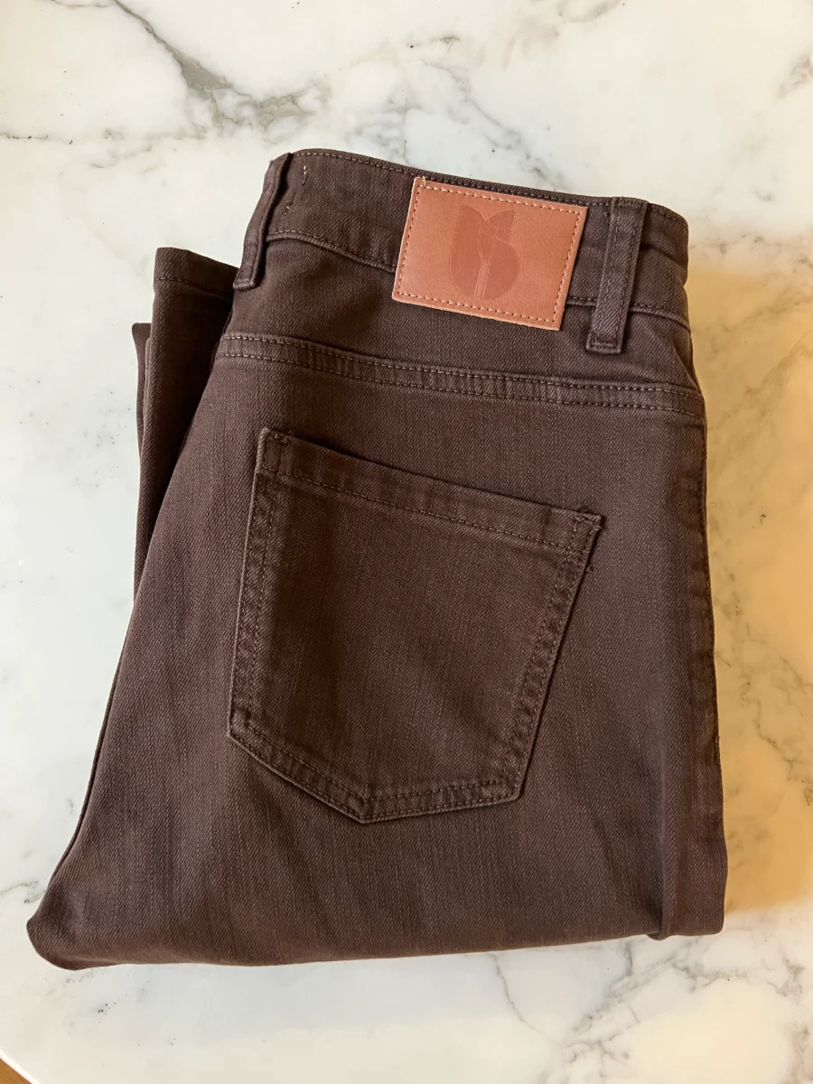 Ba&sh - Jean marron évasé – Image 4