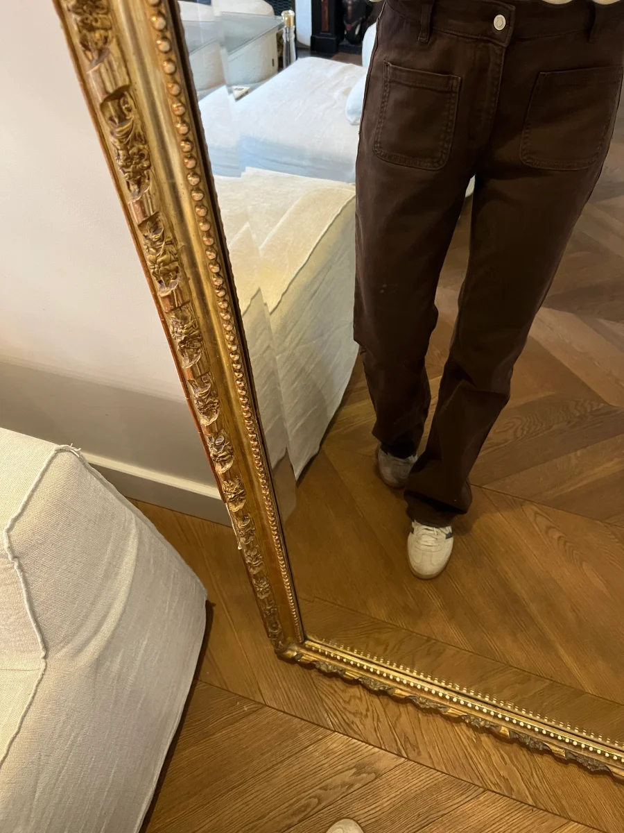 Ba&sh - Jean marron évasé – Image 6