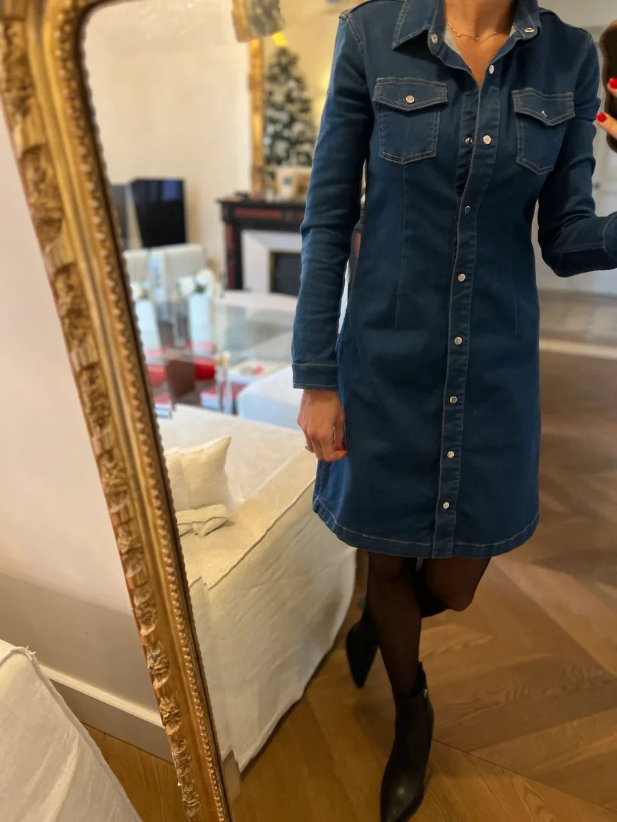 Claudie Pierlot - Robe en jean – Image 3