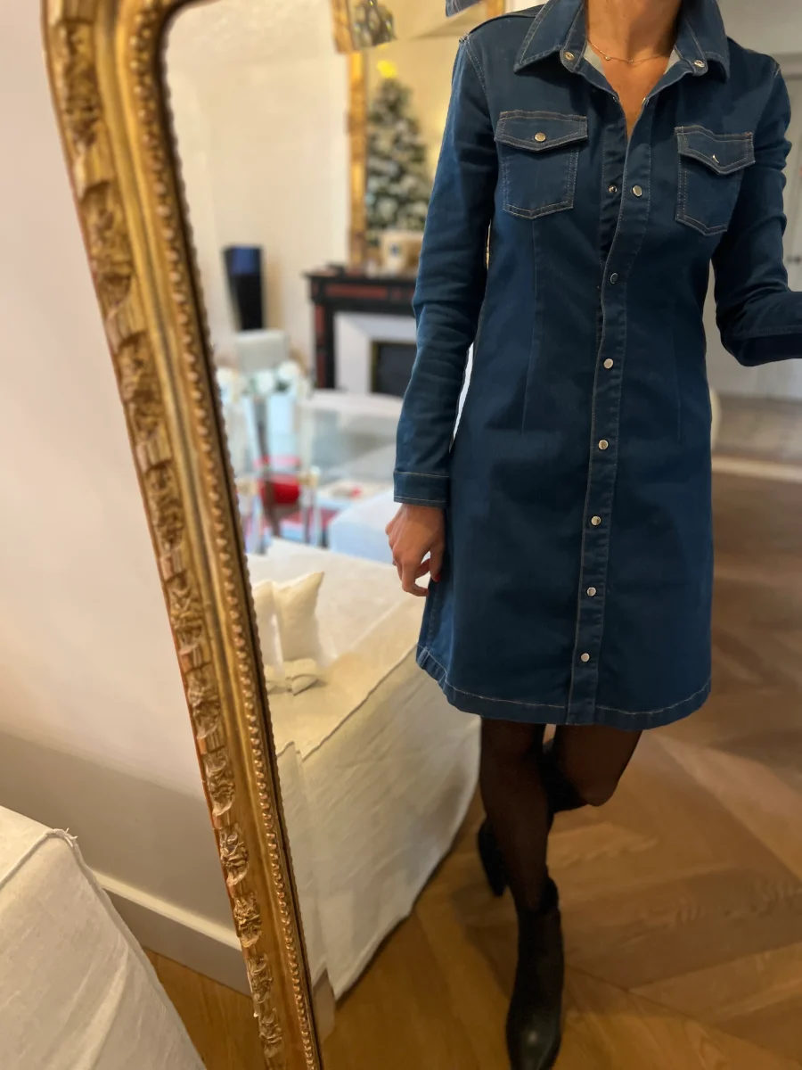 Claudie Pierlot - Robe en jean – Image 2