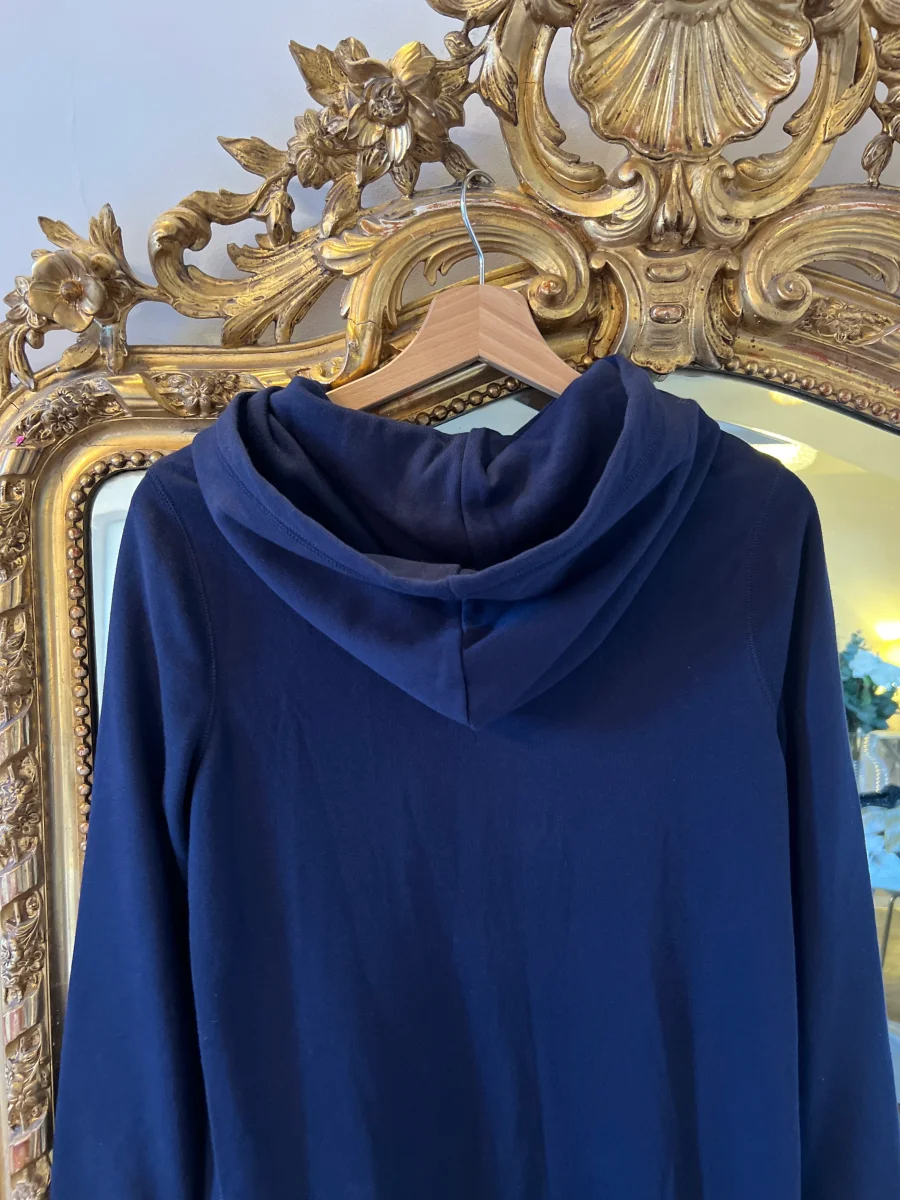 Polo Ralph Lauren - Robe Sweat bleu marine à capuche – Image 5