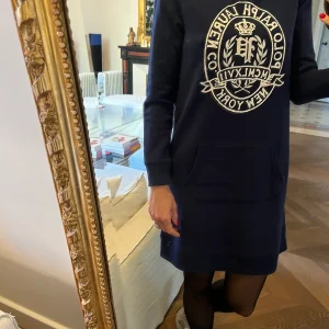 Polo Ralph Lauren  - Robe Sweat bleu marine à capuche