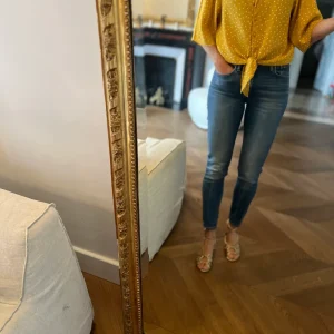 Chemise des Petits Hauts moutarde à pois