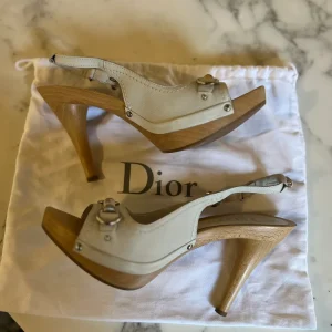 Sandales Dior talons en bois